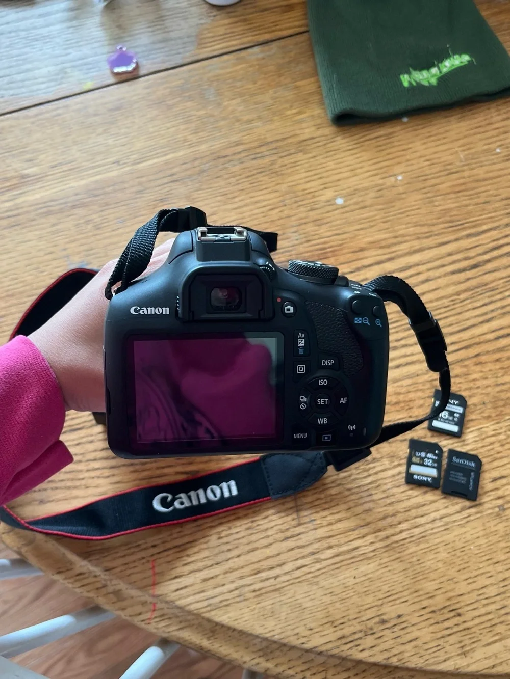 Canon EOS Rebel T7 Camera with Black Body